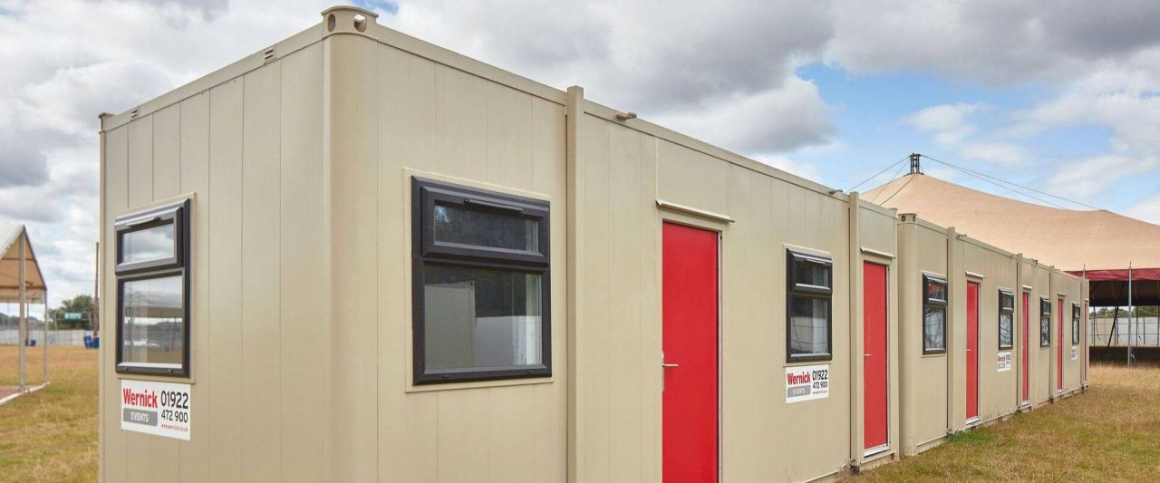 Wernick Events Flat Sided Steel Cabins