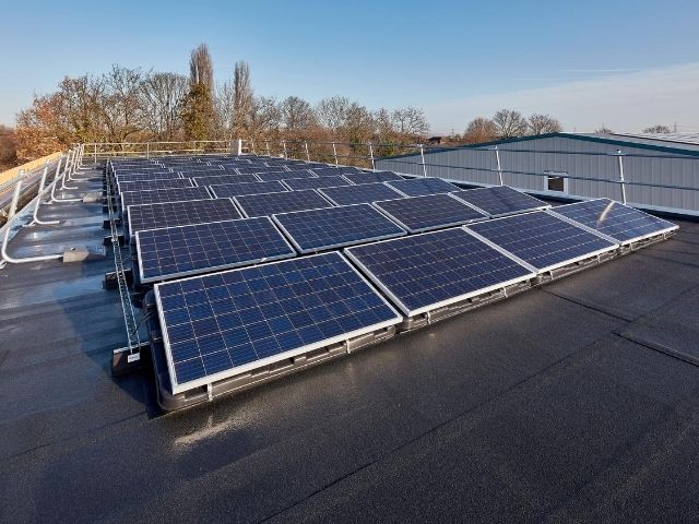 Wernick Head Office PV panels roof