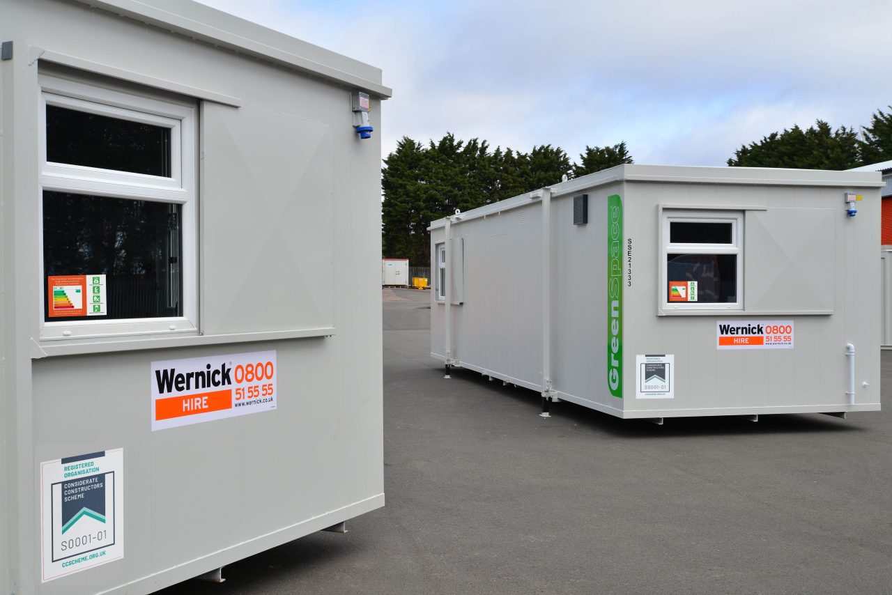 Wernick Hire's GreenSpace ECO cabins