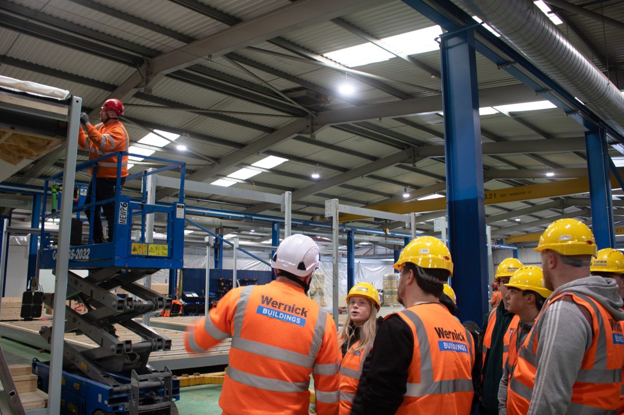 Bridgend college factory tour