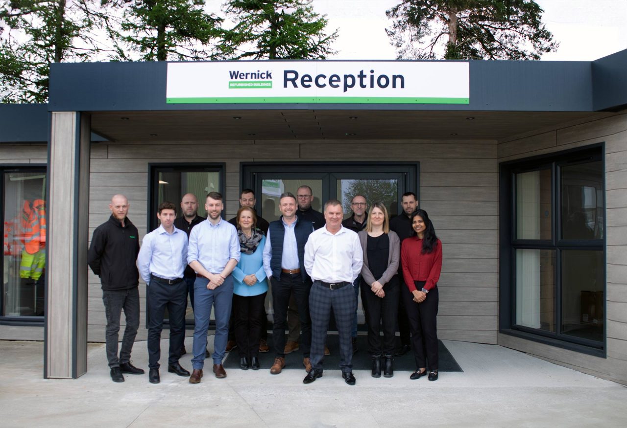 Image of the team at Wernick Refurbished Buildings