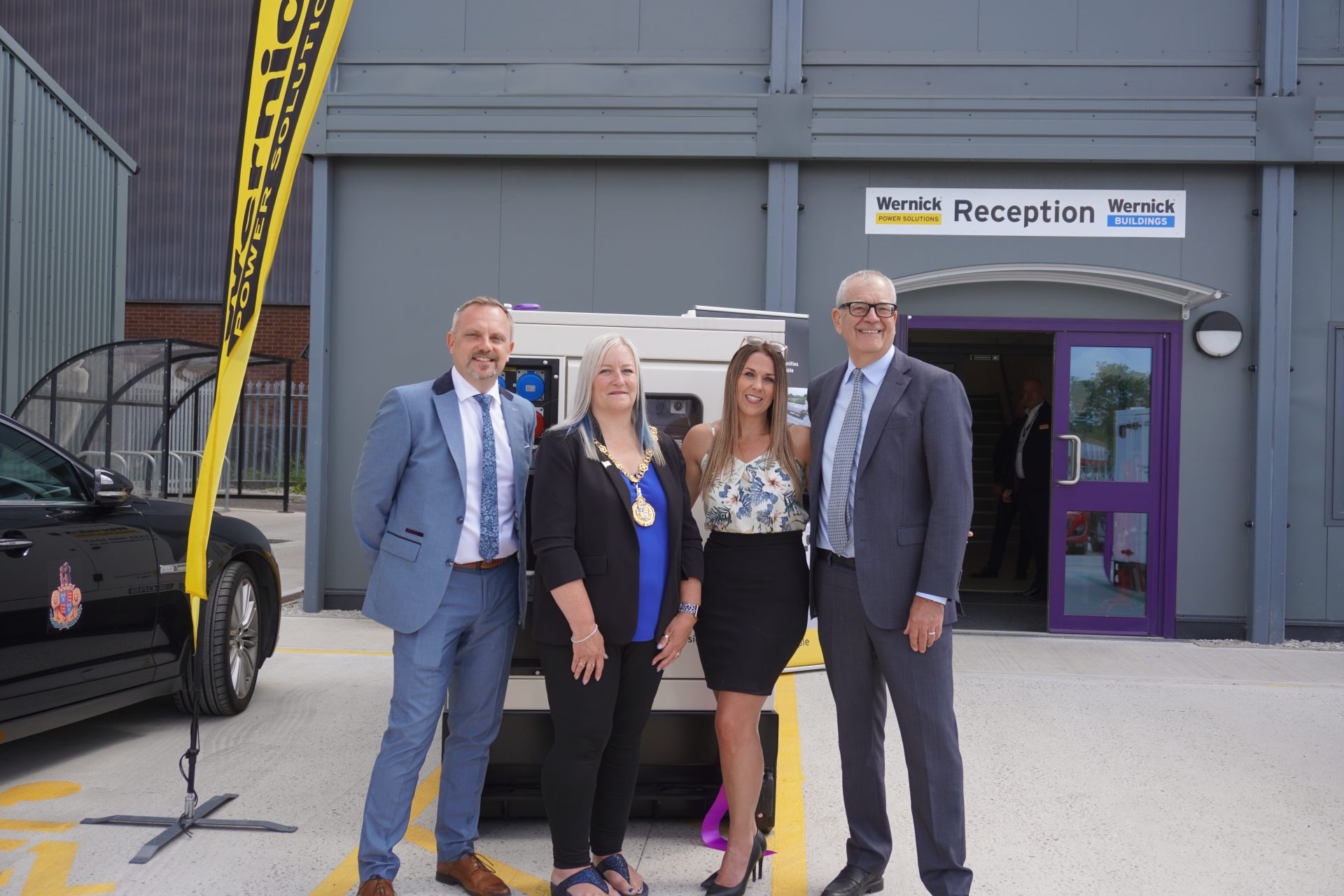 Wernick Power Solutions official opening of Walsall depot