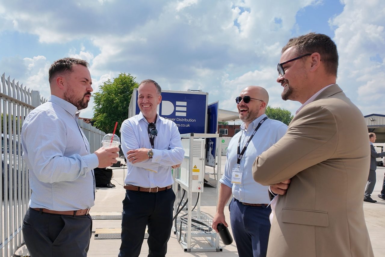 Networking at Wernick Power Solutions Vigo Opening