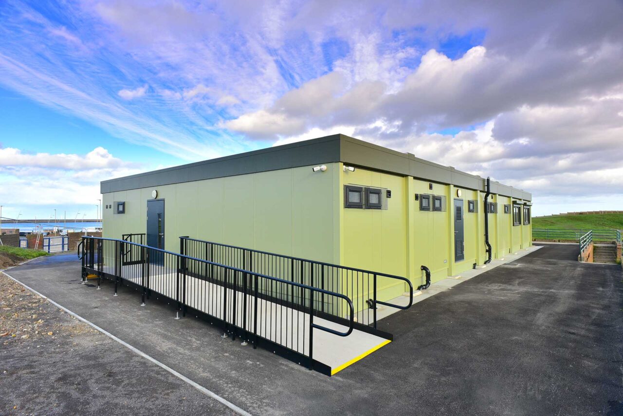 Image of leisure facility of a refurbished modular building
