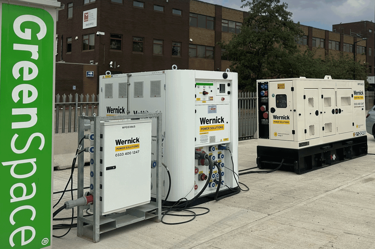 Wernick Power Solutions HEMSboard, Battery Storage Unit and generator