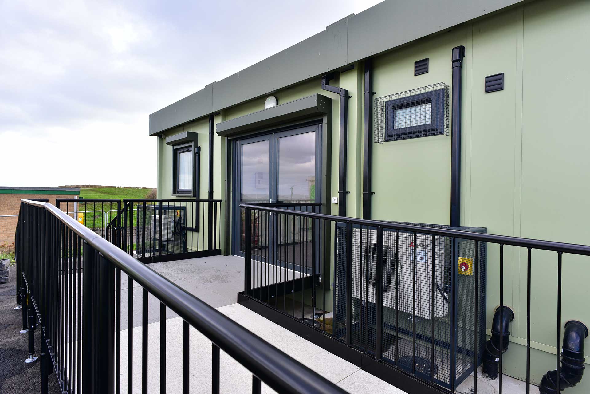 Image of refurbished modular building leisure facility