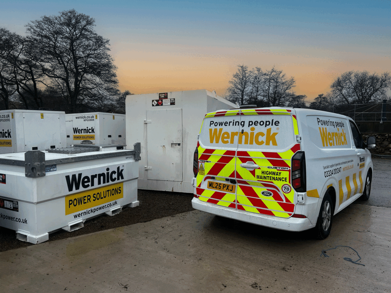 Wernick Power Solutions at Allendale Sewage Treatment Works