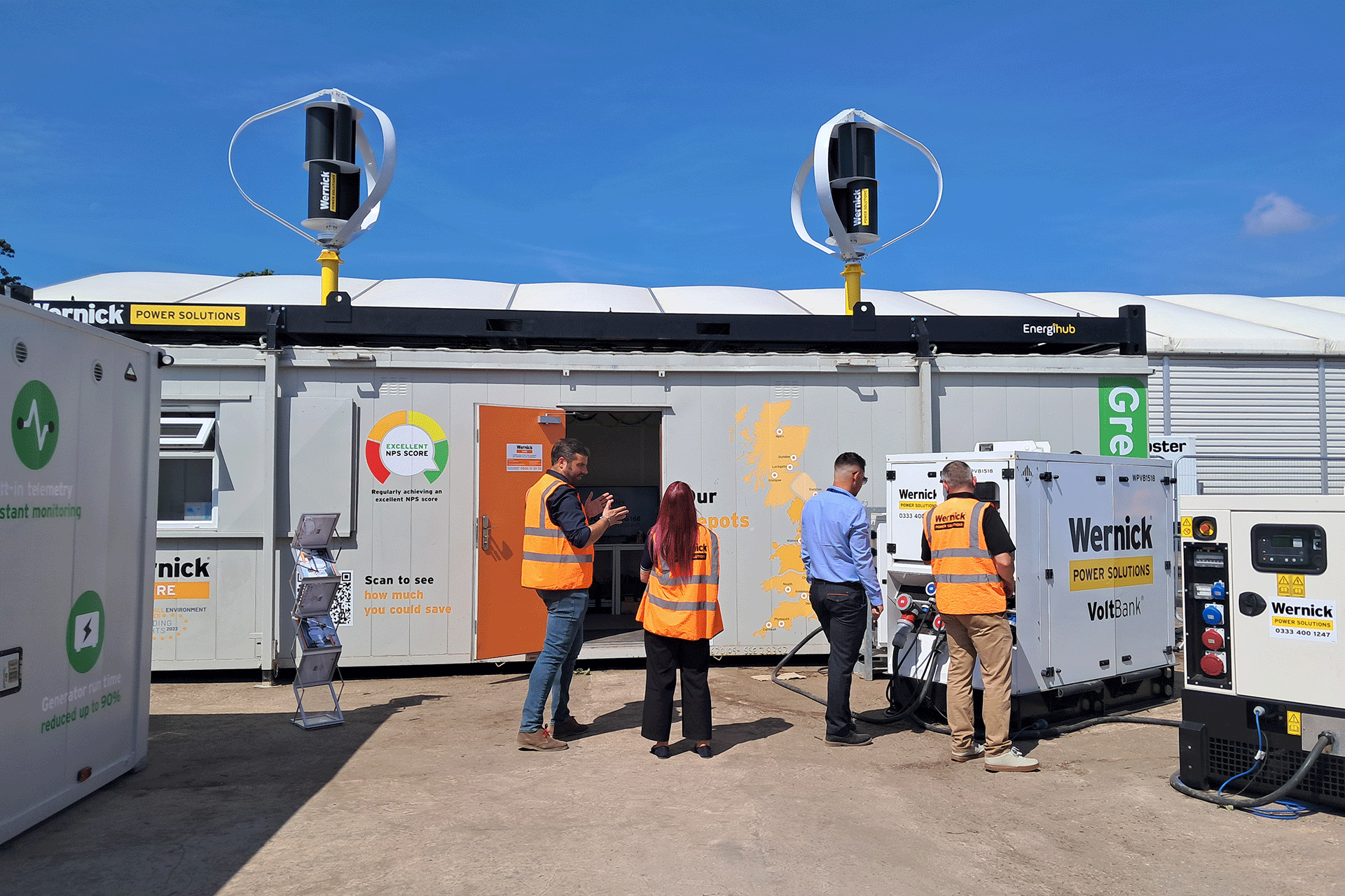 Wernick Power Solutions SolarFrame Plus at Plantworx exhibition 2025