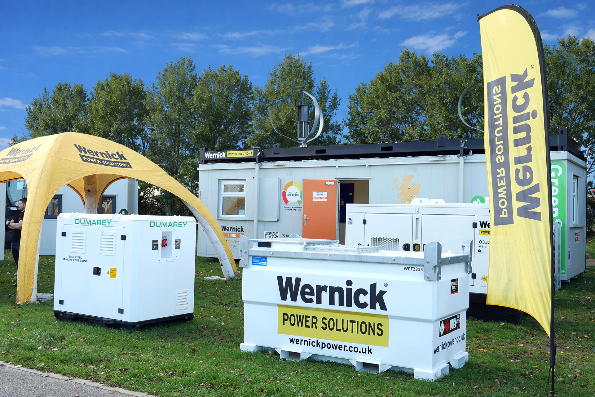 Wernick Power Solutions at Plantworx exhibition