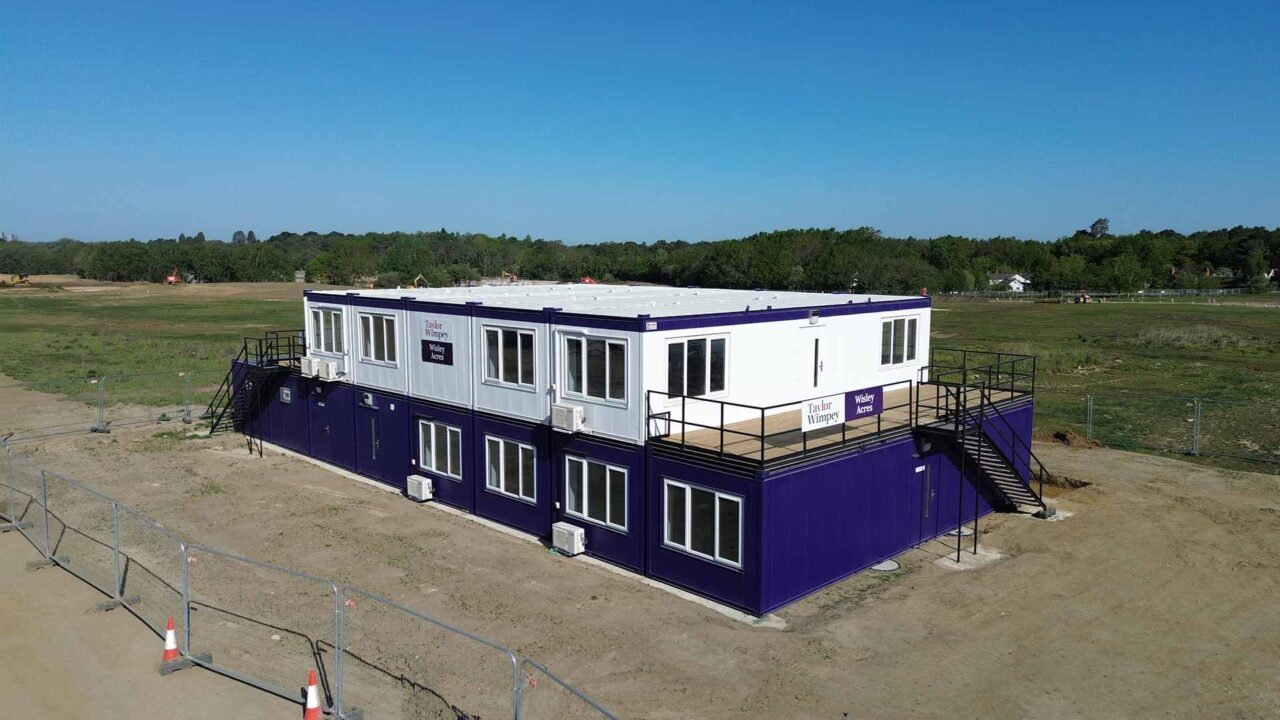 Image of 15 bay modular building