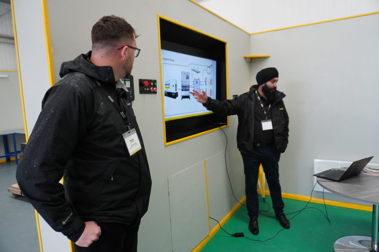 Wernick Power Solutions training session in Centre of Excellence