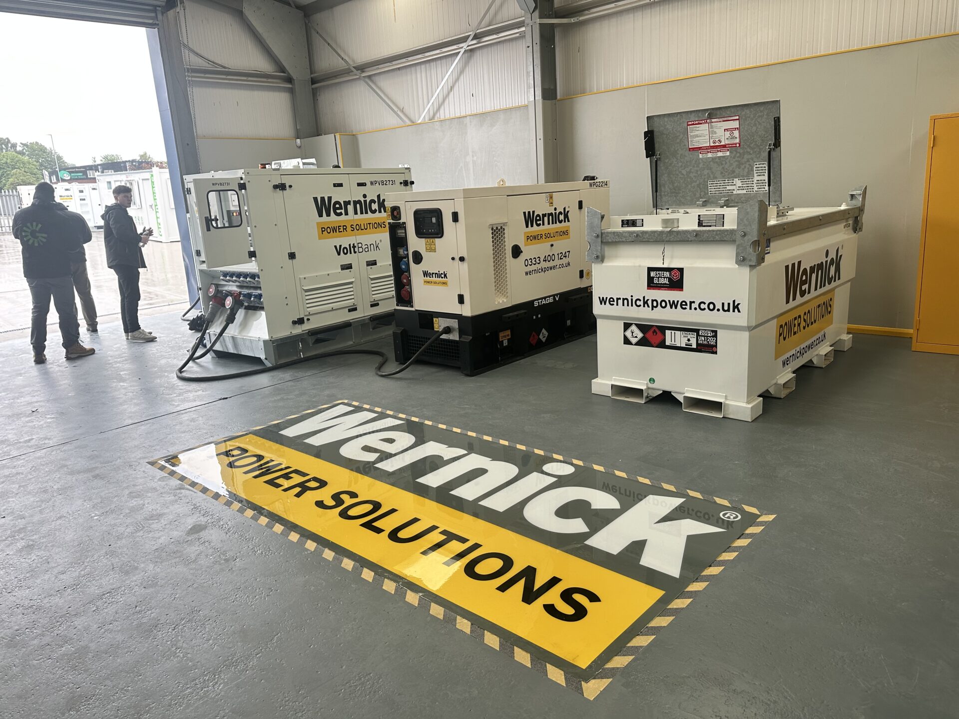 Wernick Power Solutions training session in Centre of Excellence