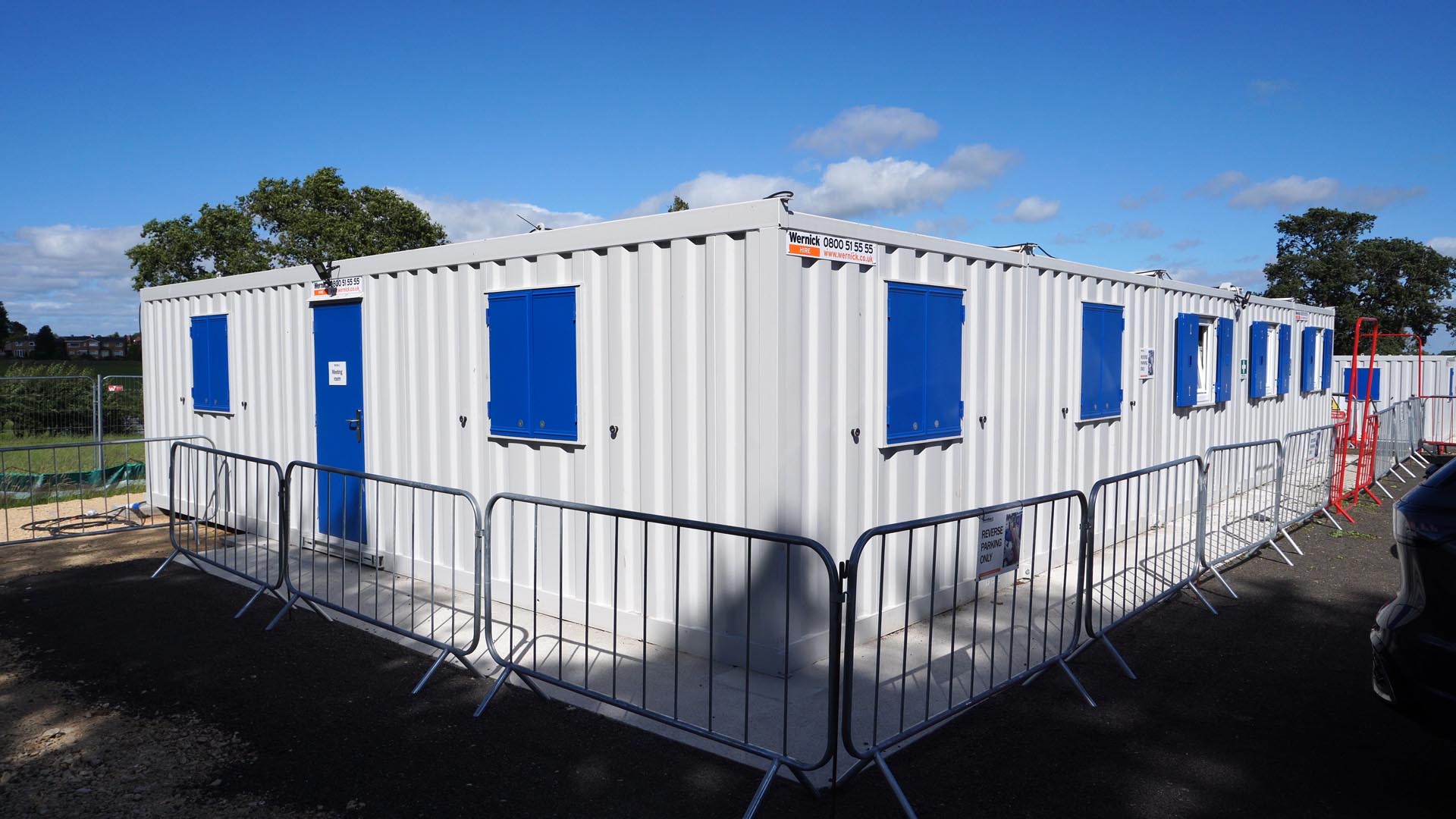 Exterior of AVDanzer cabins built for JN Bentley